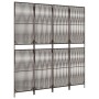 Biombo de 4 paneles ratán sintético marrón de , Divisores de ambientes - Ref: Foro24-365393, Precio: 115,52 €, Descuento: %
