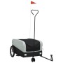 Remolque para bicicleta hierro negro y gris 45 kg de , Remolques para bicicletas - Ref: Foro24-94070, Precio: 96,57 €, Descue...