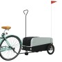 Remolque para bicicleta hierro negro y gris 45 kg de , Remolques para bicicletas - Ref: Foro24-94070, Precio: 96,57 €, Descue...