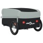 Remolque para bicicleta hierro negro y gris 45 kg de , Remolques para bicicletas - Ref: Foro24-94070, Precio: 96,57 €, Descue...