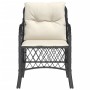 Sillones de jardín con cojines 2 uds ratán sintético negro de , Sillas de jardín - Ref: Foro24-365152, Precio: 168,53 €, Desc...