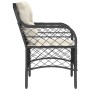 Sillones de jardín con cojines 2 uds ratán sintético negro de , Sillas de jardín - Ref: Foro24-365152, Precio: 168,53 €, Desc...
