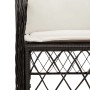 Sillones de jardín con cojines 2 uds ratán sintético negro de , Sillas de jardín - Ref: Foro24-365152, Precio: 168,53 €, Desc...