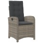 Sillones reclinable jardín y cojines 2 uds ratán sintético gris de , Sillas de jardín - Ref: Foro24-365171, Precio: 211,76 €,...