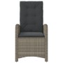 Sillones reclinable jardín y cojines 2 uds ratán sintético gris de , Sillas de jardín - Ref: Foro24-365171, Precio: 211,76 €,...