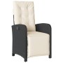 Set de comedor de jardín 7 pzas y cojines ratán sintético negro de , Conjuntos de jardín - Ref: Foro24-3212518, Precio: 973,5...
