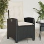 Sillones reclinable jardín cojines 2 uds ratán sintético negro de , Sillas de jardín - Ref: Foro24-365216, Precio: 218,32 €, ...