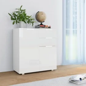 Glossy white chipboard sideboard 71x35x80 cm by vidaXL, Sideboards - Ref: Foro24-283715, Price: 125,92 €, Discount: %