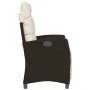 Sillones reclinables jardín y reposapiés 2 uds ratán PE marrón de , Sillas de jardín - Ref: Foro24-365242, Precio: 273,61 €, ...