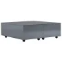 Mesa de centro gris brillo 100x100x35 cm de vidaXL, Mesas de centro - Ref: Foro24-283726, Precio: 155,79 €, Descuento: %