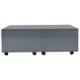Mesa de centro gris brillo 100x100x35 cm de vidaXL, Mesas de centro - Ref: Foro24-283726, Precio: 155,79 €, Descuento: %