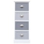 Armario auxiliar de madera de paulownia 35x30x90 cm de vidaXL, Cajoneras - Ref: Foro24-284078, Precio: 145,79 €, Descuento: %