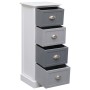 Armario auxiliar de madera de paulownia 35x30x90 cm de vidaXL, Cajoneras - Ref: Foro24-284078, Precio: 145,79 €, Descuento: %