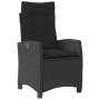 Set comedor de jardín 3 pzas con cojines ratán sintético negro de , Conjuntos de jardín - Ref: Foro24-3212662, Precio: 382,03...