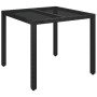 Set de muebles jardín 5 pzas con cojines ratán sintético negro de , Conjuntos de jardín - Ref: Foro24-3212636, Precio: 606,23...