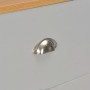 Aparador gris 112x35x81 cm de vidaXL, Aparadores - Ref: Foro24-283743, Precio: 164,81 €, Descuento: %