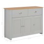 Aparador gris 112x35x81 cm de vidaXL, Aparadores - Ref: Foro24-283743, Precio: 164,81 €, Descuento: %