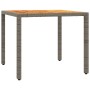 Set comedor de jardín 5 piezas con cojines ratán sintético gris de , Conjuntos de jardín - Ref: Foro24-3212049, Precio: 477,6...