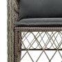 Set comedor de jardín 5 piezas con cojines ratán sintético gris de , Conjuntos de jardín - Ref: Foro24-3212126, Precio: 469,1...