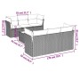 Set de sofás de jardín 7 piezas con cojines ratán PE gris de , Conjuntos de jardín - Ref: Foro24-3249099, Precio: 443,42 €, D...