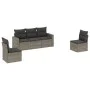 Juego de sofás jardín con cojines 5 pzas ratán sintético gris de , Sofás modulares de exterior - Ref: Foro24-3251127, Precio:...
