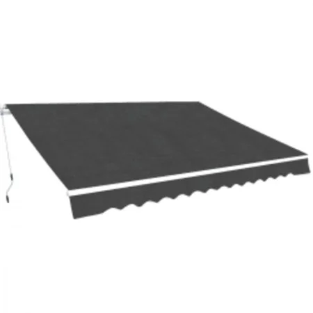 Toldo plegable de operación manual 600 cm gris antracita de vidaXL, Toldos - Ref: Foro24-276355, Precio: 521,76 €, Descuento: %