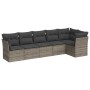 Set de muebles de jardín 6 pzas y cojines ratán sintético gris de , Conjuntos de jardín - Ref: Foro24-3249499, Precio: 385,91...