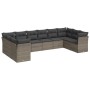 Set de sofás de jardín 10 pzas con cojines ratán sintético gris de , Conjuntos de jardín - Ref: Foro24-3250039, Precio: 579,6...