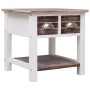 Mesa auxiliar madera de Paulownia marrón 40x40x40 cm de vidaXL, Mesas auxiliares - Ref: Foro24-284067, Precio: 52,86 €, Descu...