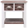 Mesa auxiliar madera de Paulownia marrón 40x40x40 cm de vidaXL, Mesas auxiliares - Ref: Foro24-284067, Precio: 52,86 €, Descu...