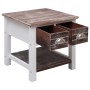 Mesa auxiliar madera de Paulownia marrón 40x40x40 cm de vidaXL, Mesas auxiliares - Ref: Foro24-284067, Precio: 52,86 €, Descu...