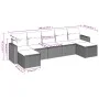 Set sofás de jardín 7 piezas y cojines ratán sintético beige by , Modular outdoor sofas - Ref: Foro24-3251675, Price: 454,06 ...