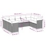 Set de muebles de jardín 9 pzas y cojines ratán sintético gris de , Conjuntos de jardín - Ref: Foro24-3249969, Precio: 575,04...