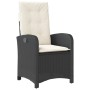 Set de comedor de jardín 7 pzas y cojines ratán sintético negro de , Conjuntos de jardín - Ref: Foro24-3212295, Precio: 783,2...