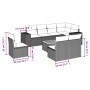 Set de muebles de jardín 9 pzas y cojines ratán sintético gris de , Conjuntos de jardín - Ref: Foro24-3257817, Precio: 530,79...