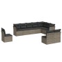 Set de sofás de jardín 10 pzas con cojines ratán sintético gris de , Conjuntos de jardín - Ref: Foro24-3249639, Precio: 601,8...
