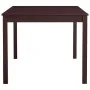 Mesa de comedor de madera de pino marrón oscuro 180x90x73 cm de vidaXL, Mesas de cocina y de comedor - Ref: Foro24-283407, Pr...