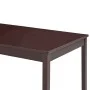 Mesa de comedor de madera de pino marrón oscuro 180x90x73 cm de vidaXL, Mesas de cocina y de comedor - Ref: Foro24-283407, Pr...
