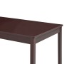 Mesa de comedor de madera de pino marrón oscuro 180x90x73 cm de vidaXL, Mesas de cocina y de comedor - Ref: Foro24-283407, Pr...