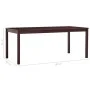 Mesa de comedor de madera de pino marrón oscuro 180x90x73 cm de vidaXL, Mesas de cocina y de comedor - Ref: Foro24-283407, Pr...