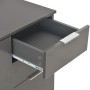 Aparador gris brillante 107x35x80,5 cm de vidaXL, Aparadores - Ref: Foro24-283720, Precio: 179,02 €, Descuento: %