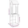 Torre de juegos madera maciza abeto douglas 52,5x46,5x206,5 cm de , Columpios y estructuras de juegos - Ref: Foro24-826512, P...