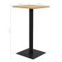 Mesa de bistró color roble 60x60x107 cm de , Mesas de cocina y de comedor - Ref: Foro24-321926, Precio: 100,81 €, Descuento: %