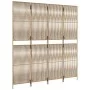 Biombo de 4 paneles ratán sintético beige by , Room dividers - Ref: Foro24-365395, Price: 119,80 €, Discount: %