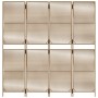 Biombo de 4 paneles ratán sintético beige de , Divisores de ambientes - Ref: Foro24-365395, Precio: 115,52 €, Descuento: %