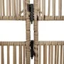 Biombo de 4 paneles ratán sintético beige by , Room dividers - Ref: Foro24-365395, Price: 119,80 €, Discount: %