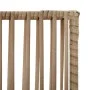 Biombo de 4 paneles ratán sintético beige by , Room dividers - Ref: Foro24-365395, Price: 119,80 €, Discount: %