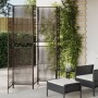 Biombo de 5 paneles ratán sintético marrón de , Divisores de ambientes - Ref: Foro24-365397, Precio: 143,08 €, Descuento: %
