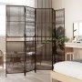 Biombo de 5 paneles ratán sintético marrón de , Divisores de ambientes - Ref: Foro24-365397, Precio: 143,08 €, Descuento: %