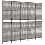 Biombo de 5 paneles ratán sintético marrón de , Divisores de ambientes - Ref: Foro24-365397, Precio: 143,08 €, Descuento: %